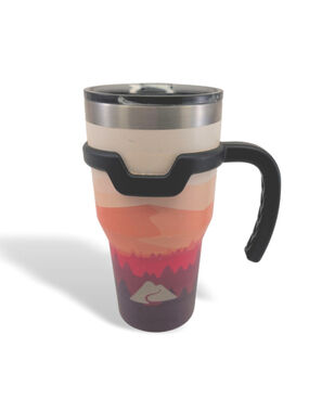 Ozark trail sunset theme 40 ounce tumbler with lid and handle